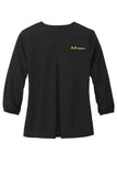 Mercer+Mettle® Women's Stretch Crepe 3/4-Sleeve Blouse