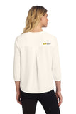 Mercer+Mettle® Women's Stretch Crepe 3/4-Sleeve Blouse